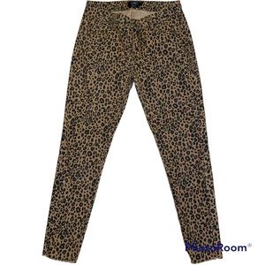 L&B Leopard print Skinny Jeans Sz8